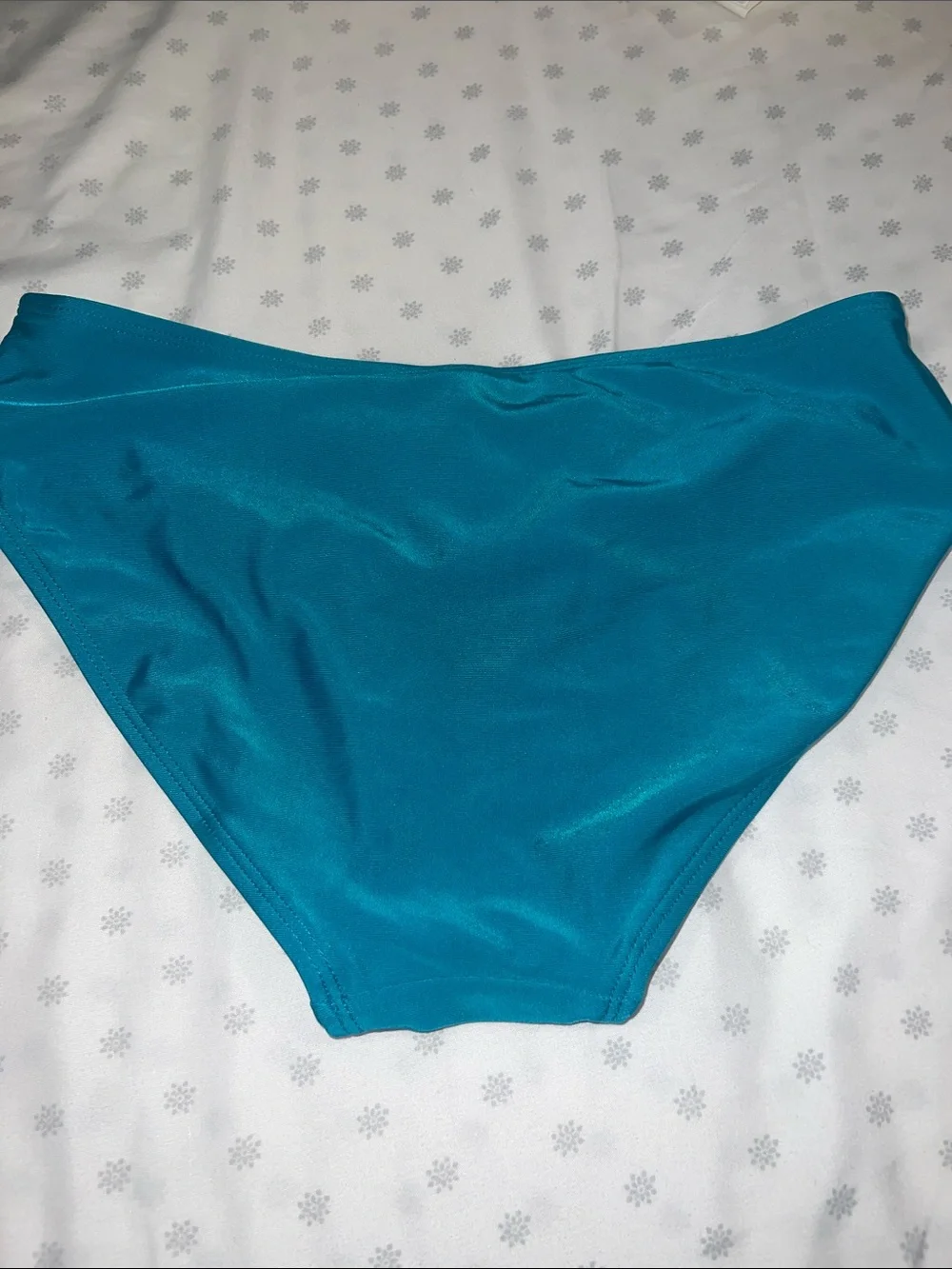 Justice Teal Girls' Bikini Bottoms - Solid Teal Swim Briefs